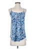 Amour Vert 100% Silk Blue Sleeveless Silk Top Size S - photo 1