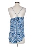 Amour Vert 100% Silk Blue Sleeveless Silk Top Size S - photo 2