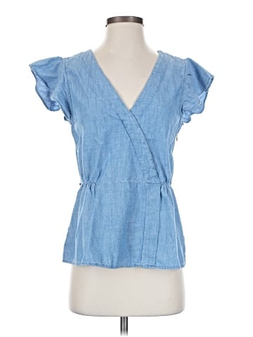 J.Crew Short Sleeve Blouse (view 1)