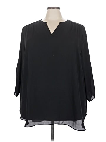 Worthington 3/4 Sleeve Blouse (view 1)