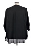 Worthington 100% Polyester Black 3/4 Sleeve Blouse Size 4X - photo 2