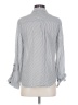 Joie 100% Cotton Stripes Gray Long Sleeve Button-Down Shirt Size S - photo 2