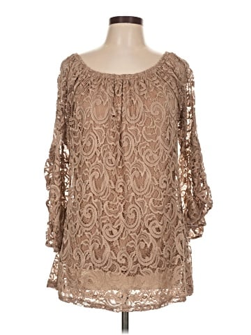 Win Win 3/4 Sleeve Blouse (view 1)