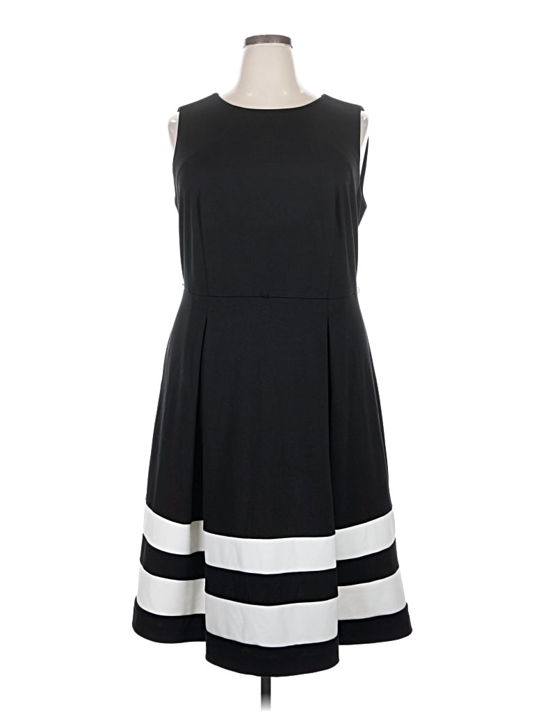 Pre-owned Calvin Klein Casual Dress In Black