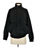 Shein Solid Black Windbreaker Size S - photo 1