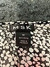 MSK 100% Rayon Animal Print Gray Romper Size M - photo 4
