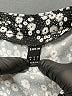 Shein 100% Polyester Print Black Casual Skirt Size 6 - photo 4