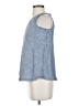 Lands' End 100% Linen Blue Sleeveless Blouse Size XS - photo 5