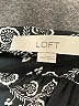 Ann Taylor LOFT 100% Polyester Black Long Sleeve Blouse Size XL - photo 7