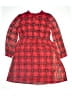 Wonder Nation 100% Polyester Plaid Red Dress Size 10 - 12 - photo 2