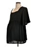 Isabel Maternity 100% Polyester Black 3/4 Sleeve Top Size Lg Maternity - photo 1