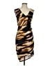 Ann Taylor Tie-dye Brown Cocktail Dress Size 4 - photo 1