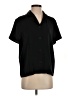 OAK + FORT 100% Polyester Black Short Sleeve Blouse Size XS - photo 1