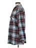 Matchstick Plaid Teal Long Sleeve Button-Down Shirt Size M - photo 5
