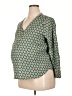 Monteri Green 3/4 Sleeve Blouse Size XL - photo 1