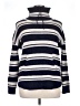 Carve Designs Stripes Blue Turtleneck Sweater Size XL - photo 1