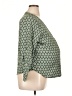 Monteri Green 3/4 Sleeve Blouse Size XL - photo 4