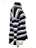Carve Designs Stripes Blue Turtleneck Sweater Size XL - photo 4