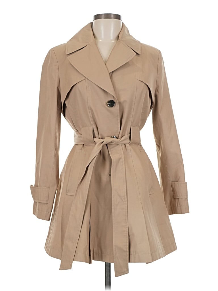 Pre-owned Via Spiga Trenchcoat In Tan