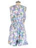 Emma & Michele 100% Polyester Floral Blue Romper Size S - photo 2