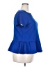 Elle Blue Short Sleeve Top Size XXL - photo 4