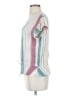 Rails 100% Rayon Stripes Ivory Short Sleeve Blouse Size S - photo 5