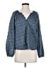 Rails 100% Cotton Blue Long Sleeve Blouse Size S - photo 1