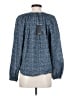 Rails 100% Cotton Blue Long Sleeve Blouse Size S - photo 2