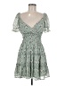 Row A 100% Polyester Green Cocktail Dress Size M - photo 1