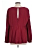 Torrid Burgundy Long Sleeve Blouse Size 1X Plus (1) - photo 2