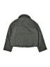 H&M 100% Polyester Tweed Gray Jacket Size 12 - photo 2