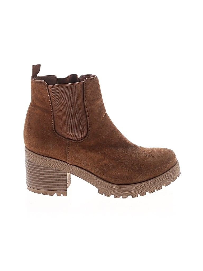 Pre-owned Soda Ankle Boots In Brown