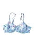 Sunsets Paisley Blue Swimsuit Top Size M - photo 1