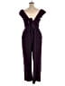 BCBG Paris 100% Polyester Solid Burgundy Purple Jumpsuit Size XXL - photo 2