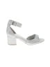 Dream Pairs Silver Sandals Size 8 1/2 - photo 1