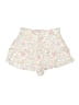 Vanilla Star 100% Rayon Floral Ivory Shorts Size M - photo 1