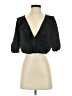 Cuidado Con el Perro Black 3/4 Sleeve Blouse Size S - photo 1
