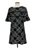 Free People 100% Polyester Graphic Black Casual Dress Size 8 - photo 2