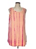 Logo Layers Pink Tank Top Size L - photo 1
