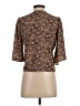1.State 100% Polyester Brown 3/4 Sleeve Blouse Size S - photo 2