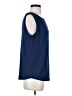 Amour Vert Blue Sleeveless Blouse Size S - photo 4