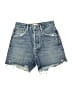 AGOLDE 100% Cotton Blue Denim Shorts Size 24 waist - photo 1