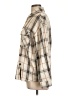Shein Plaid Tan Long Sleeve Blouse Size 6 - photo 5