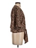1.State 100% Polyester Brown 3/4 Sleeve Blouse Size S - photo 4