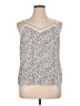 Nine West 100% Polyester Silver Tank Top Size XL - photo 1