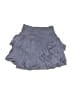Unbranded Solid Blue Gray Casual Skirt Size S - photo 1
