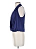 Amour Vert Blue Sleeveless Blouse Size S - photo 5