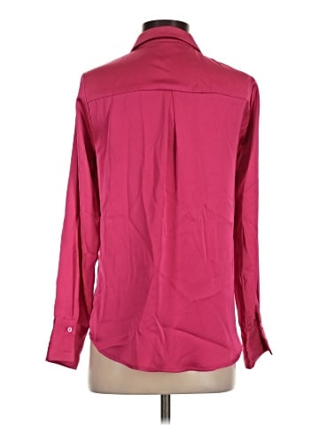 Aqua Long Sleeve Blouse (view 2)