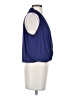 Amour Vert Blue Sleeveless Blouse Size S - photo 4