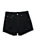 Almost Famous Black Denim Shorts Size 3 - photo 1